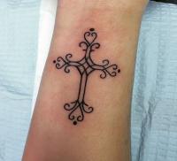 Cross Tattoo. best tattoo shop. Michigan piercings and tattoos